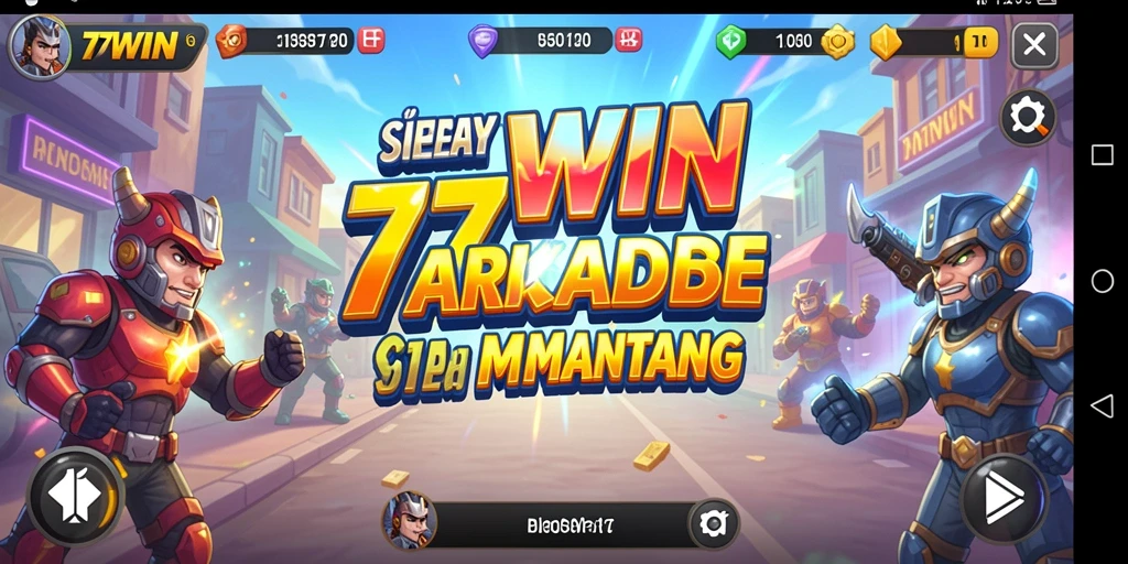 Tampilan gameplay seru dalam 77WIN dengan aksi yang menantang.