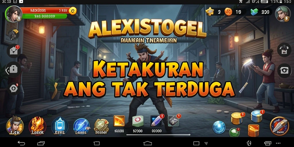 Tampilan menyeramkan dalam gameplay ALEXISTOGEL yang membuat ketakutan.
