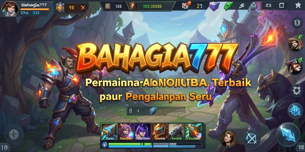 Gameplay seru BAHAGIA777 dengan aksi pertarungan intens.