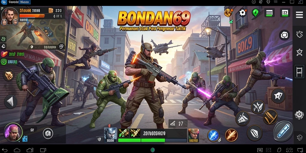 Tampilan dinamis gameplay dalam BONDAN69 yang penuh strategi.