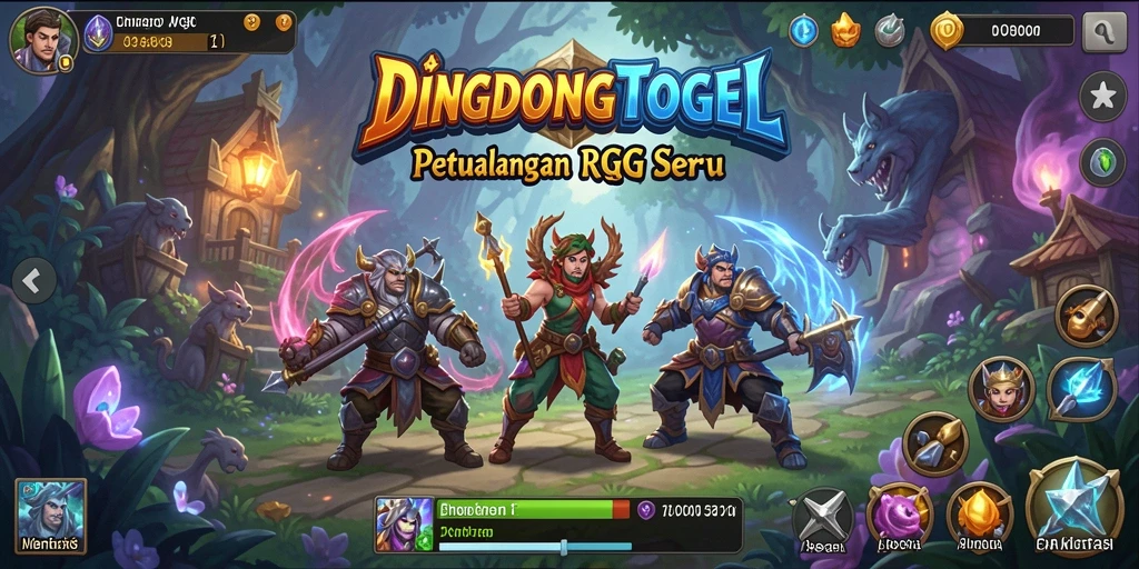 Tampilan gameplay seru dalam DINGDONGTOGEL yang penuh petualangan.