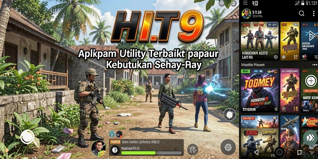 Tampilan aplikasi HIT9 yang intuitif dan informatif.