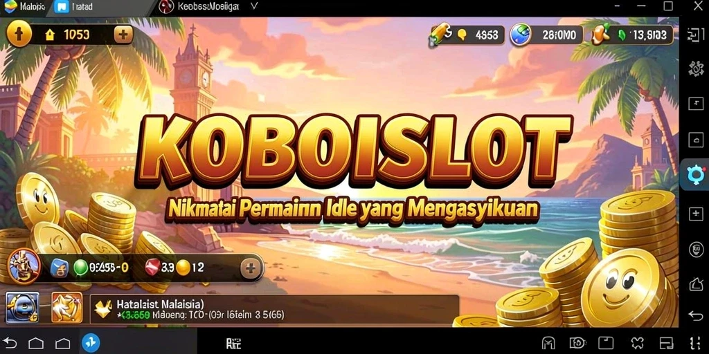 Tampilan gameplay KOBOISLOT yang menarik dan penuh warna.