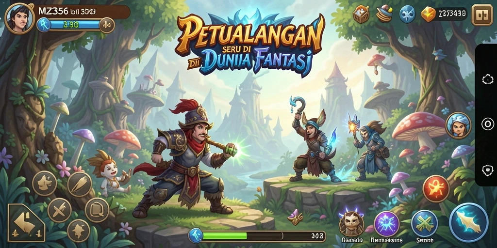 Screenshot gameplay MZ356 yang menampilkan petualangan seru dan tantangan.