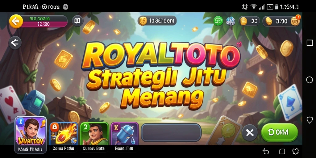 Tampilan strategis gameplay ROYALTOTO yang menarik dan menantang.